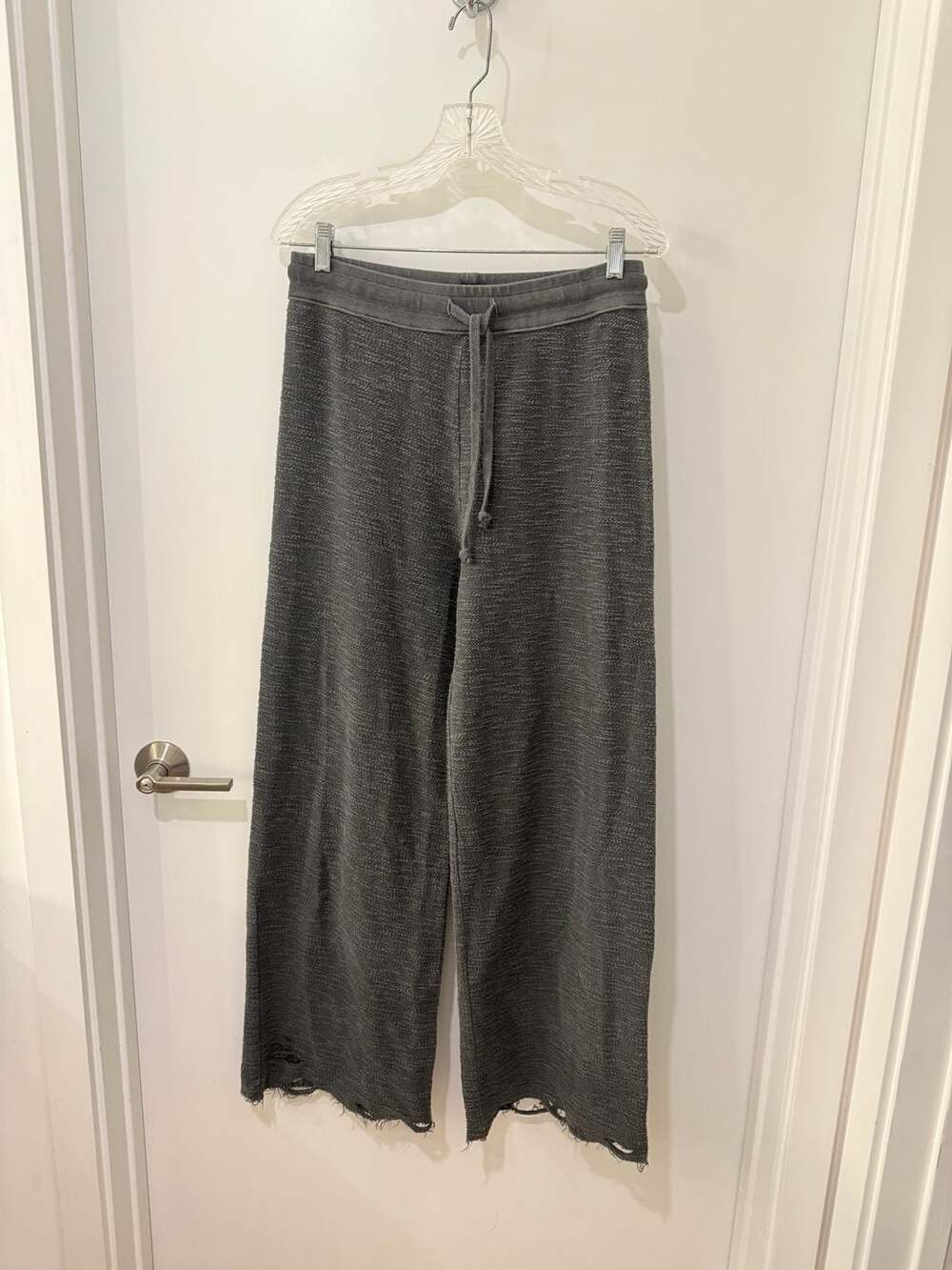 ALCHEMIST Free Fallin' 2018 Wide Leg Mineral Wash Sweatpants Charcoal Gray Mediu